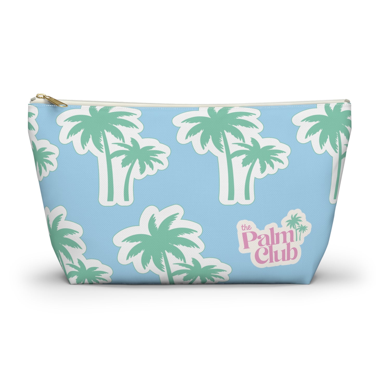 Cool Blue Palm Pouch