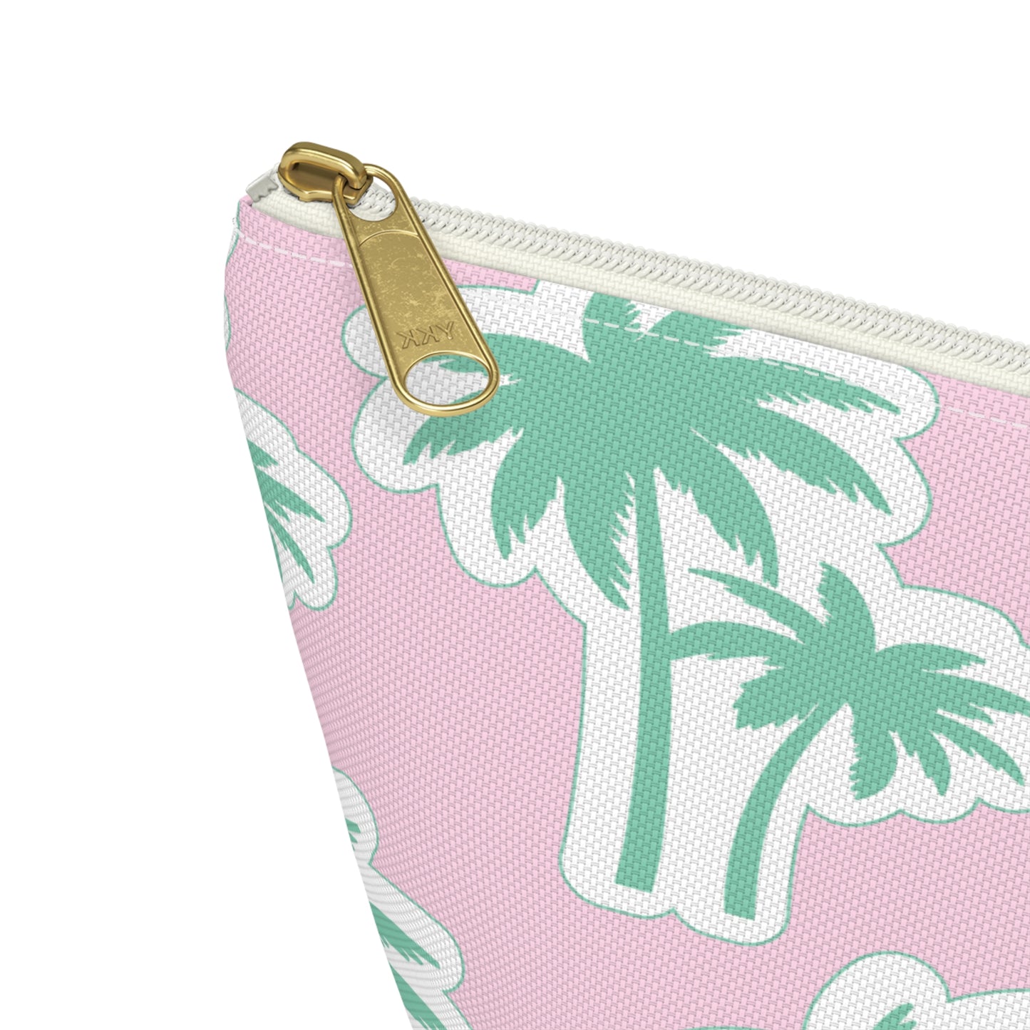 Paradise Pink Palm Pouch