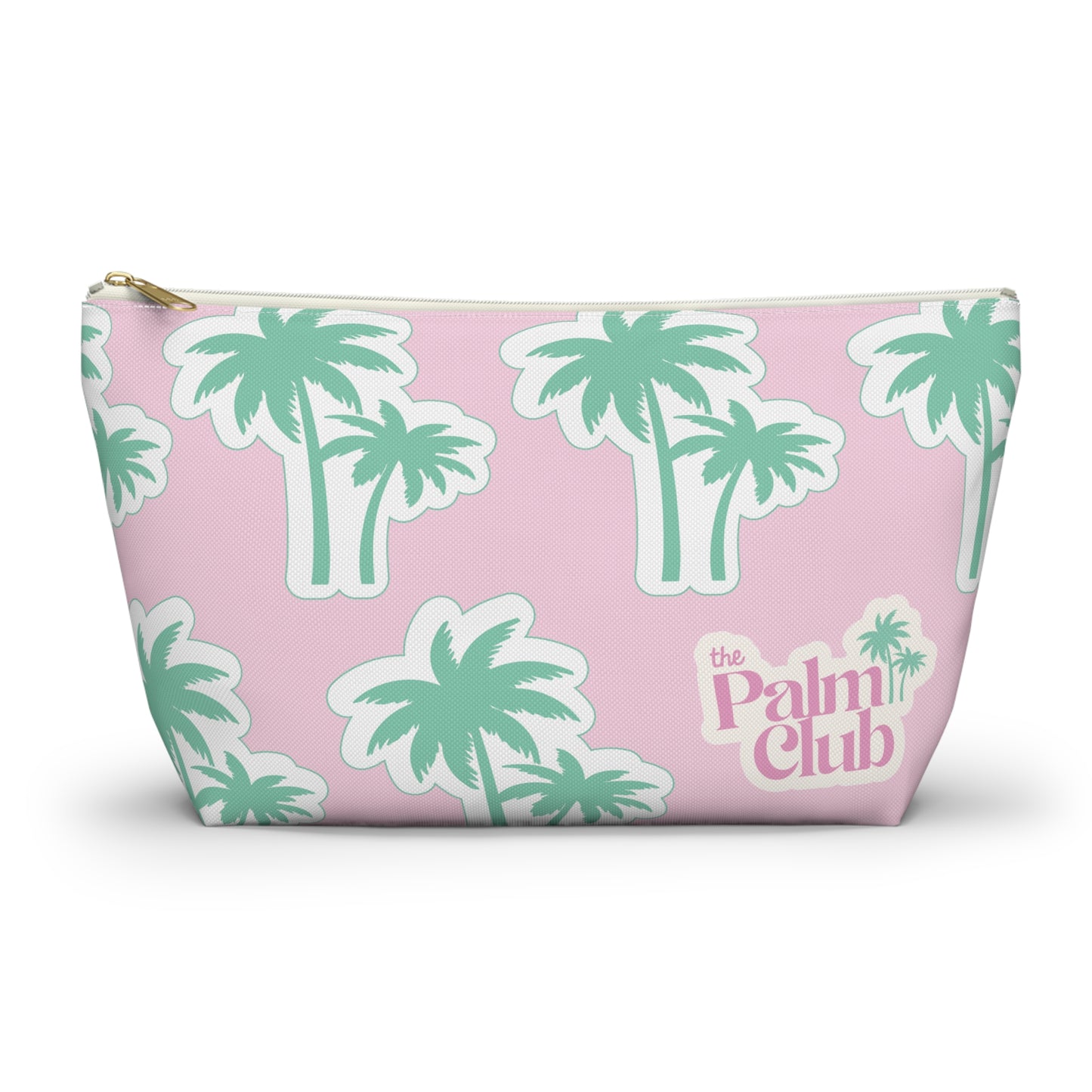 Paradise Pink Palm Pouch