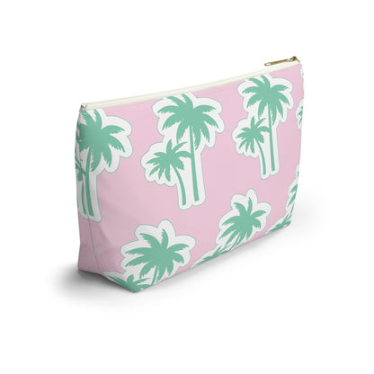 Paradise Pink Palm Pouch