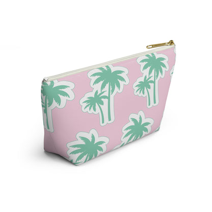 Paradise Pink Palm Pouch