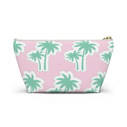 Paradise Pink Palm Pouch
