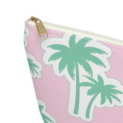 Paradise Pink Palm Pouch