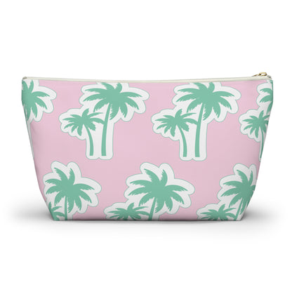 Paradise Pink Palm Pouch