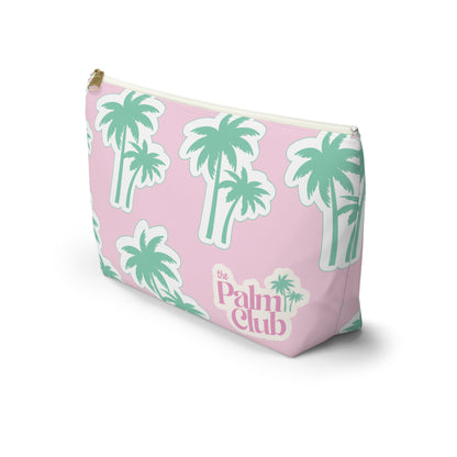 Paradise Pink Palm Pouch